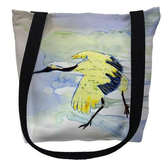 Yellow Crane Small Tote Bag 13x13 16 inches x 16 inches