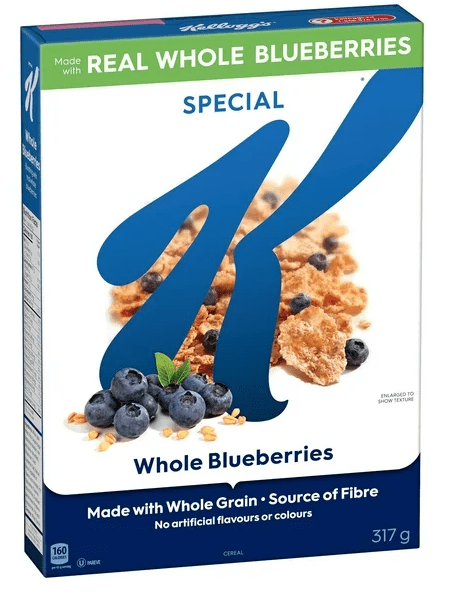 Kellogg's Special K Blueberry Cereal, 317g (4 Pack)