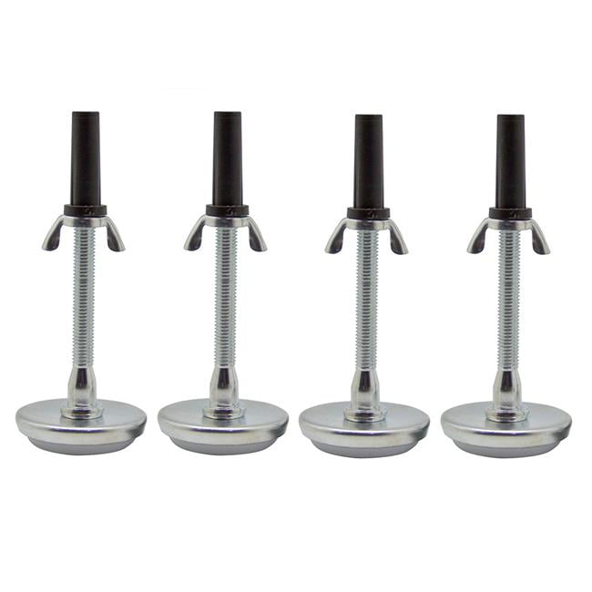 Kb B1301 4 Adjustable Glides For Bed Frame 44 Black Chrome Set Of Com - K B Furniture Twin Full Queen Bed Frame With Glides Kb B1301 4 Adjustable Glides For Bed Frame 44 Black Chrome Set Of Com - K B Furniture Twin Full Queen Bed Frame With Glides