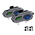 thumbnail image 1 of Audífonos Para Casco De Motos Bluetooth Intercomunicador 2pc plata, 1 of 5