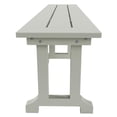 thumbnail image 3 of Charleston Outdoor Patio Adirondack Dining Trestle Bench, 3 of 5