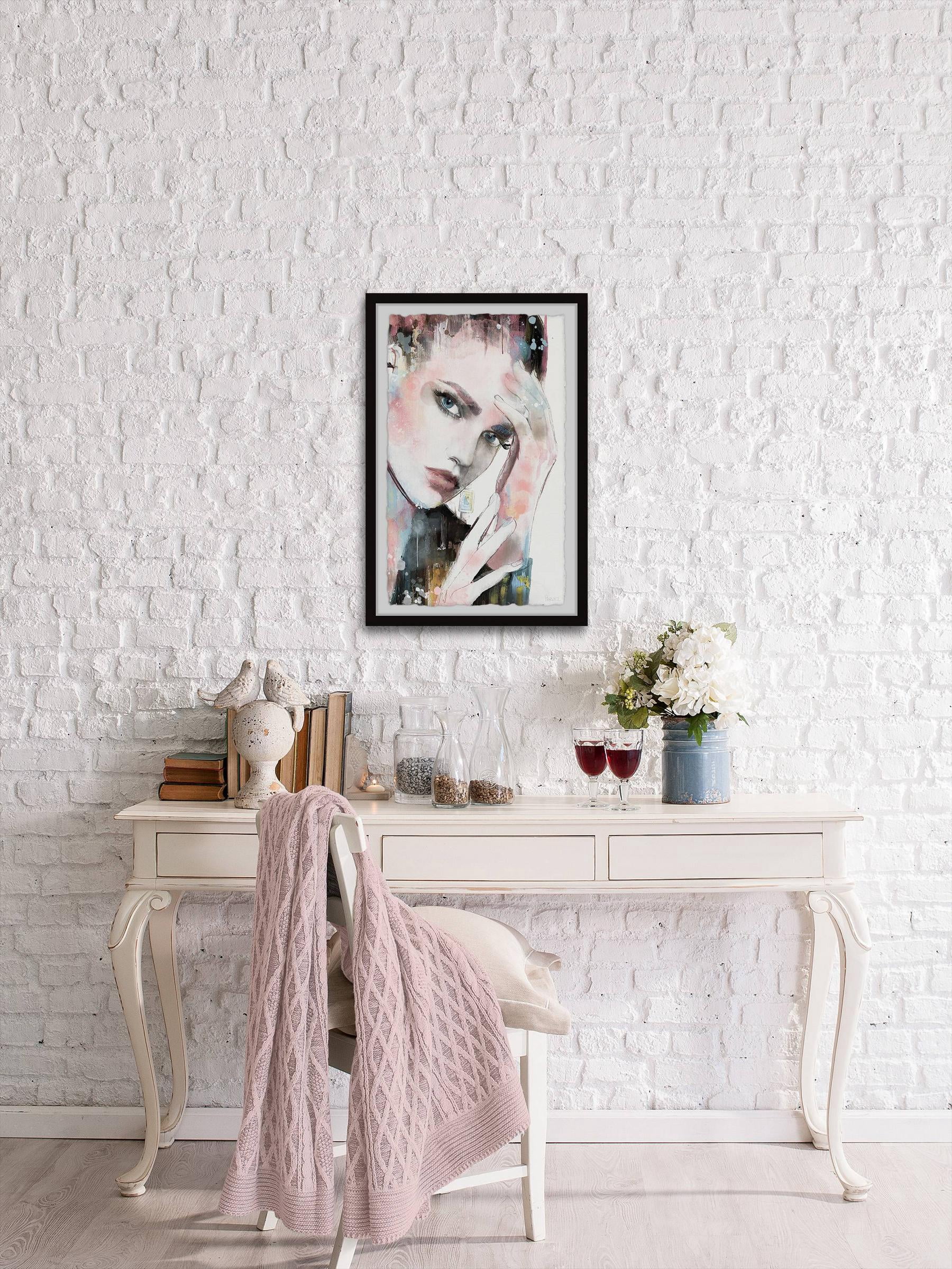 Parvez Taj Thinking Face Framed Wall Art