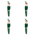 thumbnail image 1 of Adorno Halloween Felpa Muñeco Elfo Pierna Larga para Fiesta Navidad () Verde, 1 of 4
