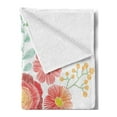 thumbnail image 2 of Floral Soft Flannel Fleece Blanket, Vintage Traditional Style Hand Drawn Flowers and Leaves Composition in Pastel Tones, Cozy Plush for Indoor and Outdoor Use, 50" x 60", Multicolor, by Ambesonne, 2 of 5