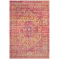 thumbnail image 2 of SAFAVIEH Windsor Regis Traditional Area Rug, Gold/Fuchsia, 5' x 7', 2 of 6