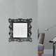 thumbnail image 5 of Hallow Out Switch Pegatinas Espejo Envolvente Etiqueta Etiqueta Decoración Clear Plástico Wall Art Decal para Tienda Inicio Decoración de Pared Negro Yuarrent HA012039-00, 5 of 7