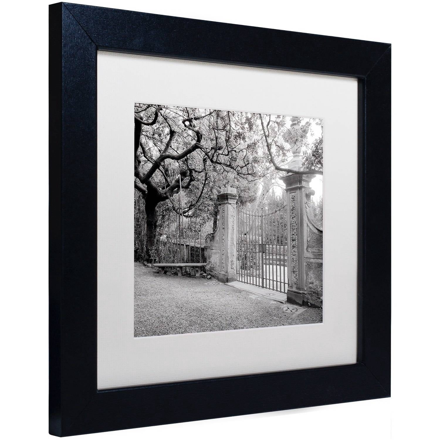 Trademark Fine Art "Firenze I" Canvas Art by Alan Blaustein, White Matte, Black Frame