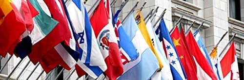5x8 ft 100% Made in USA to Official United Nations Design Specifications Annin Flagmakers Model 220033 Bermuda Flag Nylon SolarGuard NYL-Glo