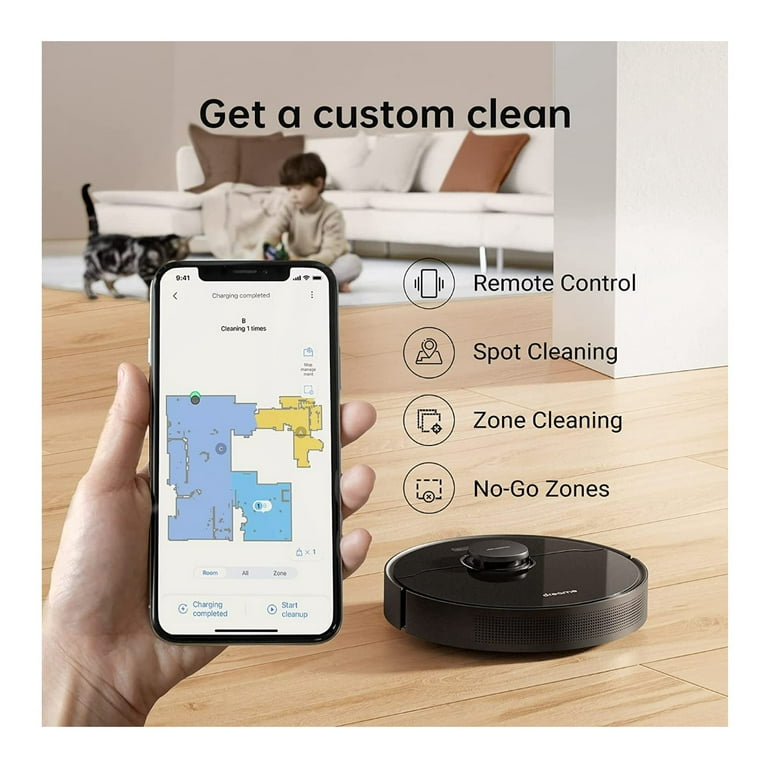 Dreametech L10 Pro Robot Vacuum and Mop, 4000Pa Strong Suction, 2.5h  Runtime, Works with Alexa/Google Home/APP, 3D Obstacle Avoidance, Superb  LiDAR
