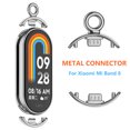 thumbnail image 1 of Adaptador de pulsera Ehuebsd Conectores Xiaomi Mi Band 8 Plata 2PCS, 1 of 6