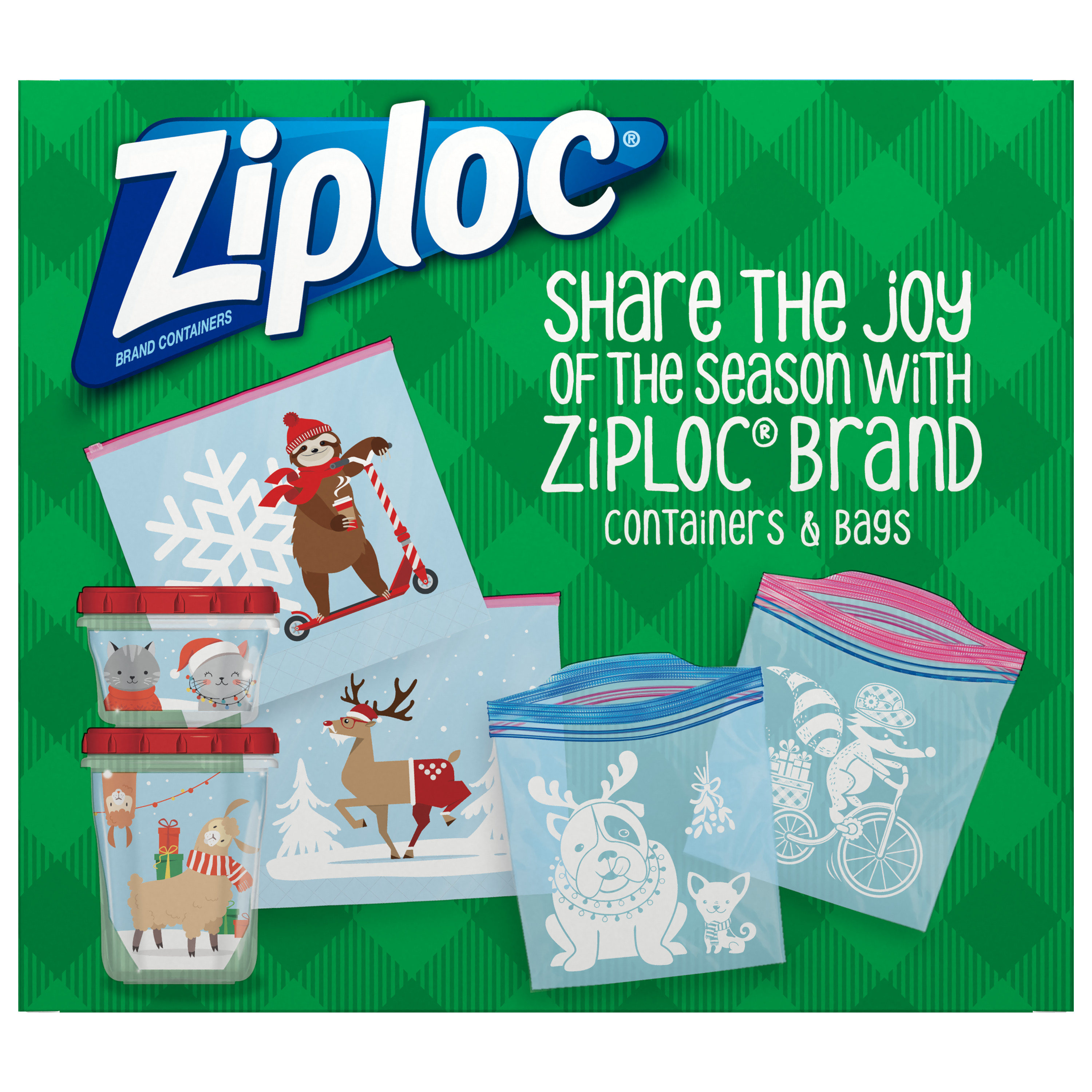 Ziploc Food Storage Container Set - Medium Square 3ct- OLD STYLE