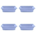thumbnail image 1 of 17 Inch Window Box Planter with Drainage Holes & Tray - Plastic Flower Planter Box for Indoor/Outdoor Use - Rectangle Vegetable Planters for Windowsill, Patio, Porch, Balcony Garden Decor, 1 of 5