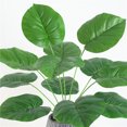 thumbnail image 4 of Planta en maceta artificial Hoja Oficina en casa Mesa Centro de mesa Decoración Banquete de boda Hojas de plantas falsas Sweethay HA6912-00B, 4 of 6