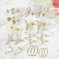 thumbnail image 4 of ,Juego de pequeños con barra Joyería de moda,Joyas Zirconia Cúbica Corazón,Pequeños pendientes de oreja regalos de cumpleaños mujeres niñas, Pendientes Joyas de Zulema aretes, 4 of 8