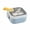 C-Blue, variant on Hyknon Bento Box for Adults, 3 Compartment 800ML Portable Lunch Box, Car Lid Lunch Case with Spoon, Leakproof Microwave-Safe Meals Box, BPA-Free Storage Containers for Work Picnic Trips Office, Blue