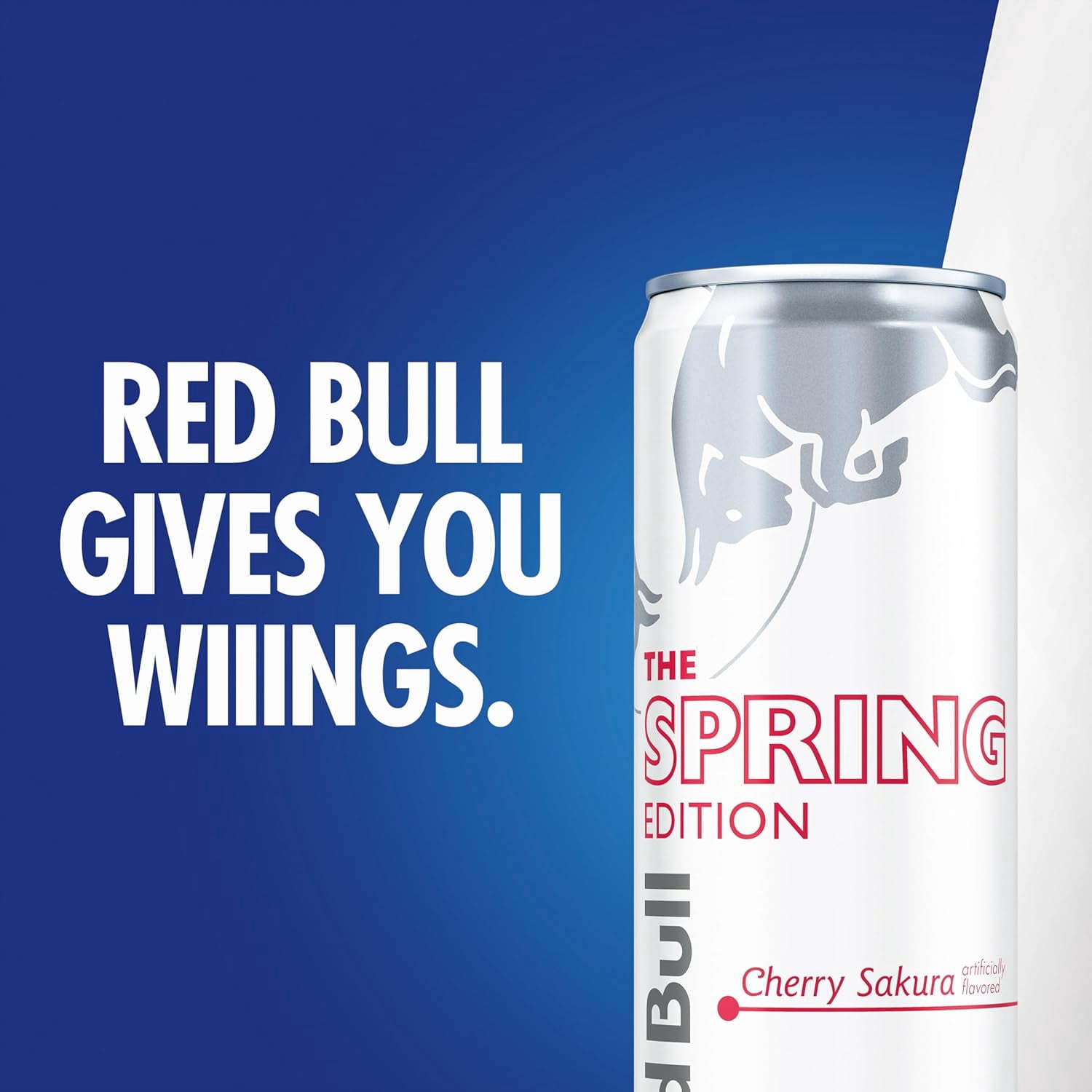 Red Bull Spring Edition Cherry Sakura, 12 fl oz Cans, 12‑Pack, Limited Edition Energy Drink