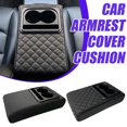 thumbnail image 2 of Car Center Console Armrest Pillow Foam Cushion with Cup Holder Storage and, 2 of 8