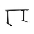 thumbnail image 2 of Monoprice WFH Single Motor Height Adjustable Sit-Stand Desk Table with 4 foot Top, Black, Laptop Computer Workstation - Workstream Collection, 2 of 2