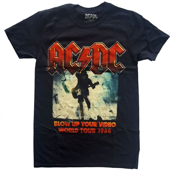 AC/DC Unisex T-Shirt Blow Up Your Video (Small)