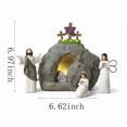 thumbnail image 3 of Votnto Resurrection Light Empty Tomb Easter Scene, Illuminated LED Religious Garden Decor for Indoor/Outdoor Display, 3 of 7