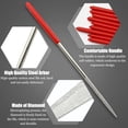 thumbnail image 3 of Yazoeia 9pcs Metal File Set, 3x140mm Mini Diamond Needle File Set Fine File Tools Small Steel Files Riffler File Set for Wood Metal Jewelry Crafts Glass Stone Polishing Carving CJC912-205772, 3 of 7