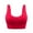 Wine, variant on Darzheoy Sports Bras for Women Yoga Bras Solid Color Sleeveless Cold Shoulder Casual Tanks Blouse Tops Intimates 75A/75B/75C/75D/80A