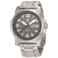 thumbnail image 2 of Men's 68010 Atom Analog Watch All Silver with Grey Dial Face, 2 of 2