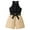 Black, variant on GYRATEDREAM Girls Summer Outfits Sleeveless Halter Top and Shorts Set Kids 2Pcs Clothes Set with Bow Belt for 11-12Y