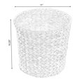thumbnail image 5 of Cesto de basura Vintiquewise Natural Water Jacinth Round, 5 of 5