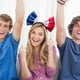 thumbnail image 5 of Diadema con pajarita, banda para el pelo ligera de satén con bandera de país para mujeres, señoras y niñas, 5 of 7