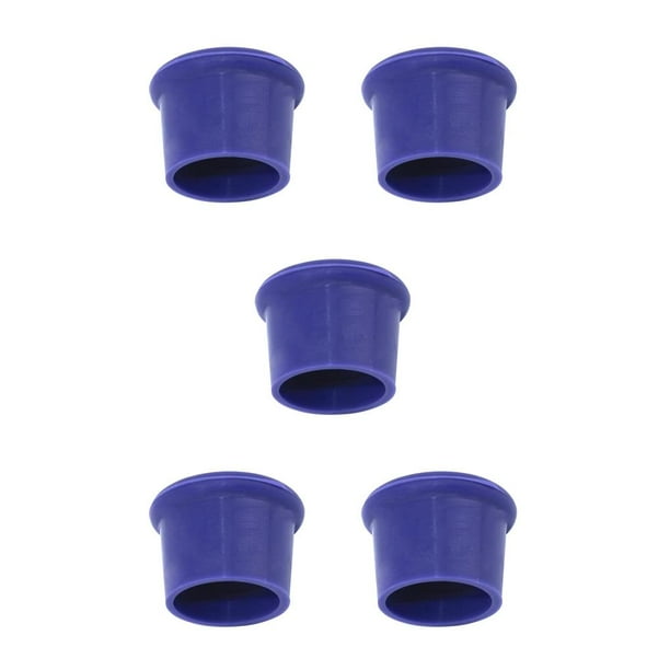 Monstrate 5 uds. De tapas de silicona para botellas, tapa para bebidas de cerveza, coque, Soda, sin fugas, cierres de champán, tapón protector fresco, Azul 5piezas Monstrate CBP062755