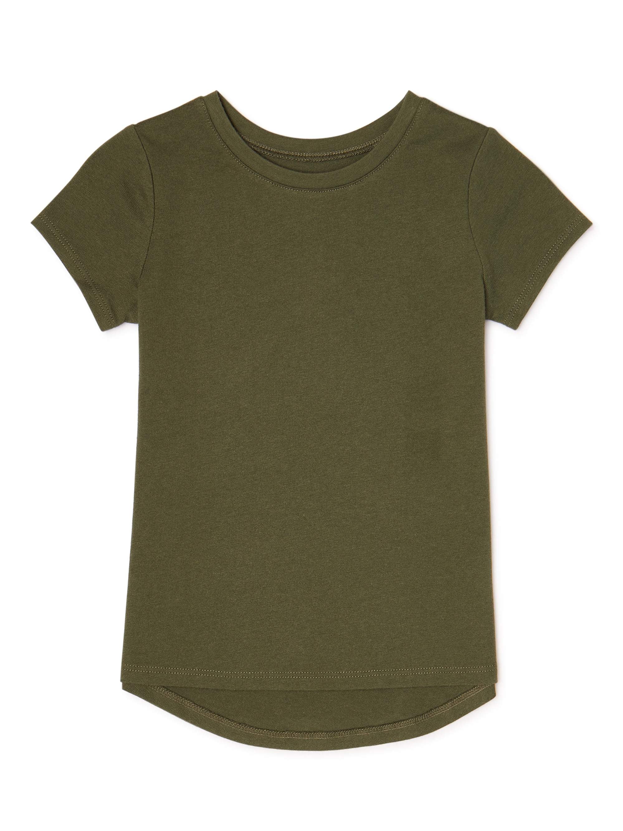 girls solid brown shirt