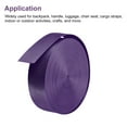 thumbnail image 4 of Flat Nylon Webbing Strap 1.5 Inch 25 Yards Dark Purple for Backpack, 4 of 6