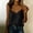 #0178-Black, variant on Neewe Tank Top for Women Summer Button Down V Neck Strap T Shirts Sleeveless Loose Fit Fashion Tops 2026