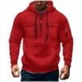 thumbnail image 2 of successthop Men Hoodie Long Sleeve Zipper with Pockets Sport Sweatshirt, 2 of 4