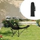 thumbnail image 1 of Silla de camping reclinable, plegable, con respaldo ajustable, cómoda y plegable. Negro, 1 of 8