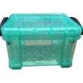thumbnail image 1 of CHUANK Mini Plastic Storage Box with Locking Lid Clear Plastic Organizer for Small Crafts Stationery Jewelry Sewing Classroom, 1 of 19