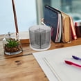 thumbnail image 4 of BESTYASH Grey Desk Pen Organizer with Rotating Storage for Paint Brushes Pencils and Scissors, 4 of 6