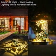 thumbnail image 5 of Viflosae LED Metal Wrought Iron Solar Lamp Hollow Outdoor Antique Hanging Bird Feeder Weekly flyer features, 5 of 5