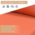 thumbnail image 3 of XIZZI Outdoor Furniture 50" Loveseat Sofa Couch with Gray Wicker Rattan(Orange Cushion), 3 of 8
