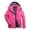 Red, variant on Lovskoo Women's Rain Jacket Hooded Technical Winter Fleece Lined Casual Waterproof Windbreaker Outdoor Charging Outerwear Breathable Thick Plush Mountain Climbing Clothes Trendy Jacket Black