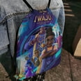 thumbnail image 4 of Iwájú Drawstring Backpack Bag Party Favors Goodies Merch Gym Waterproof Swimming Beach Fans, 4 of 6