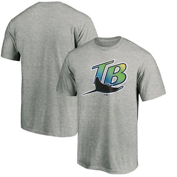 Men's Heather Gray Tampa Bay Rays Cooperstown Collection Wahconah T-Shirt