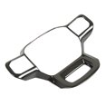 thumbnail image 1 of Steering Wheel Trim, ABS Protective Easy Installation Steering Wheel Panel Cover Carbon Fiber Look  For Cars, 1 of 8