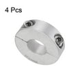 thumbnail image 3 of Uxcell Double Split Shaft Collar 17mm Bore Clamp-On Collars, 40mm OD, 12mm Width 4 Pack, 3 of 5