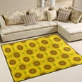 thumbnail image 2 of SKYSONIC Yellow Sunflower Pattern Lightweight Carpet Mats Area Soft Rugs Floor Mat Rug Home Decoration for Kids Room Living Room 80 x 58 inches, 2 of 6