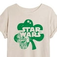 thumbnail image 3 of Star Wars - St. Patrick's Day Clover - Women's Oversized Graphic T-Shirt, 3 of 5