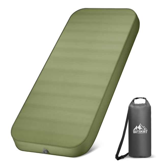 Colchón de Camping OUTSKIRT Autoinflable de 4" de Grosor