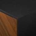 thumbnail image 6 of Walker Edison Mid Century Modern Buffet, Black and Bookmatch, 6 of 13