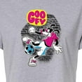 thumbnail image 3 of Disney - Street Soccer Goofy  - Juniors Cropped Cotton Blend T-Shirt, 3 of 5